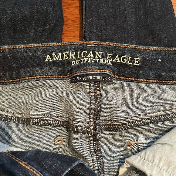 American Eagle Outfitters Dark Wash Jeggings Size 4 Short - Picture 7 of 12